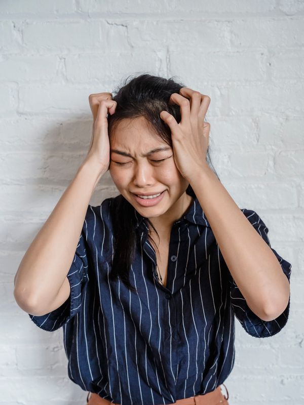 Woman feeling stuck and overwhelmed